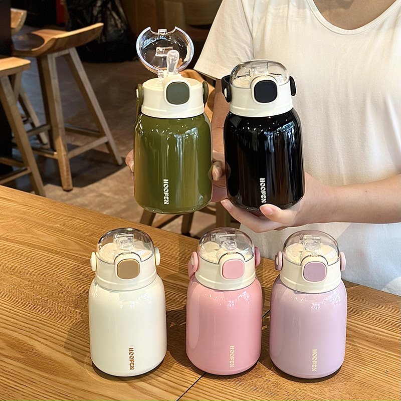 Childrens Insulated Water Bottle With Straw